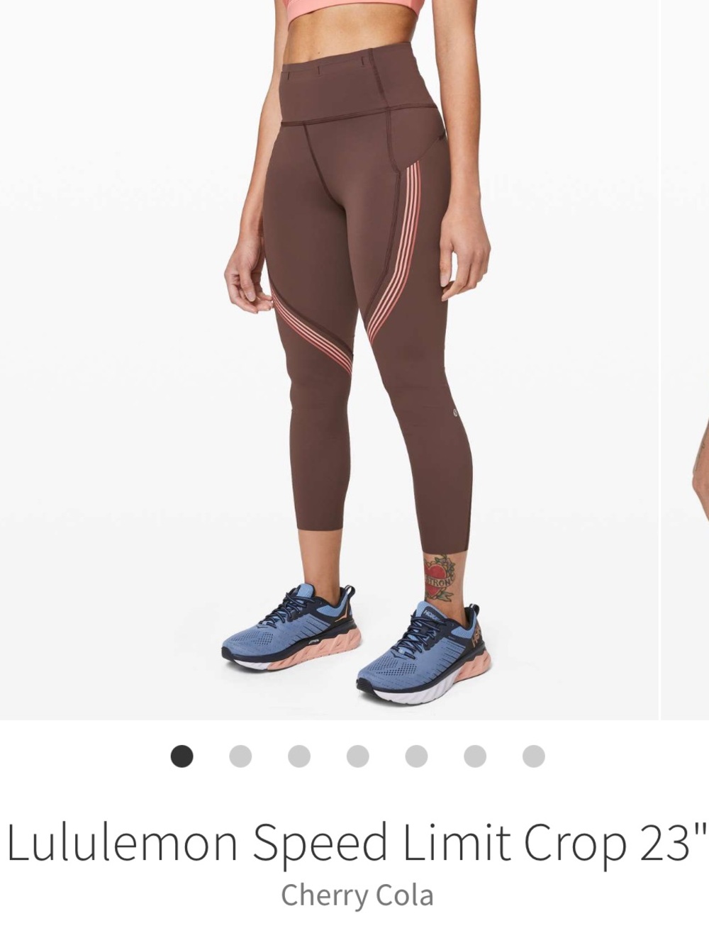 Lululemon Speed Limit Crop 23” (size 4)